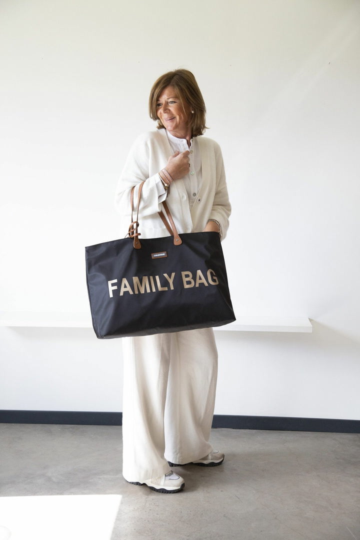 Family Bag Schwarz Gold 11