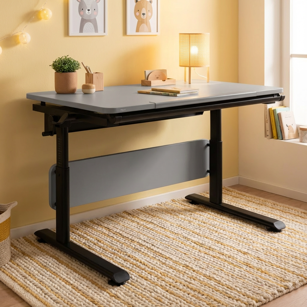 Schreibtisch Diego 105 Schwarz Grau 6