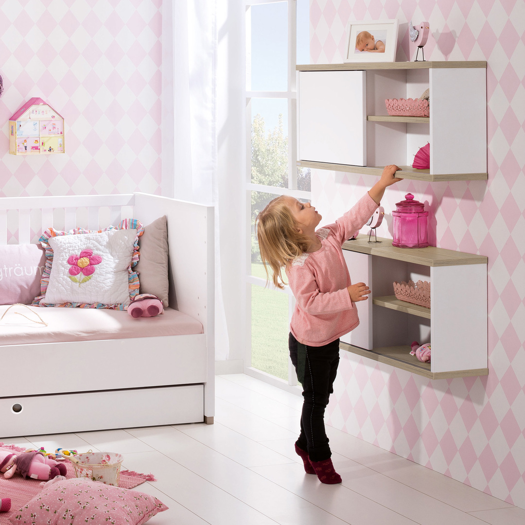 Wandregal Carlo mit Schiebetür #2