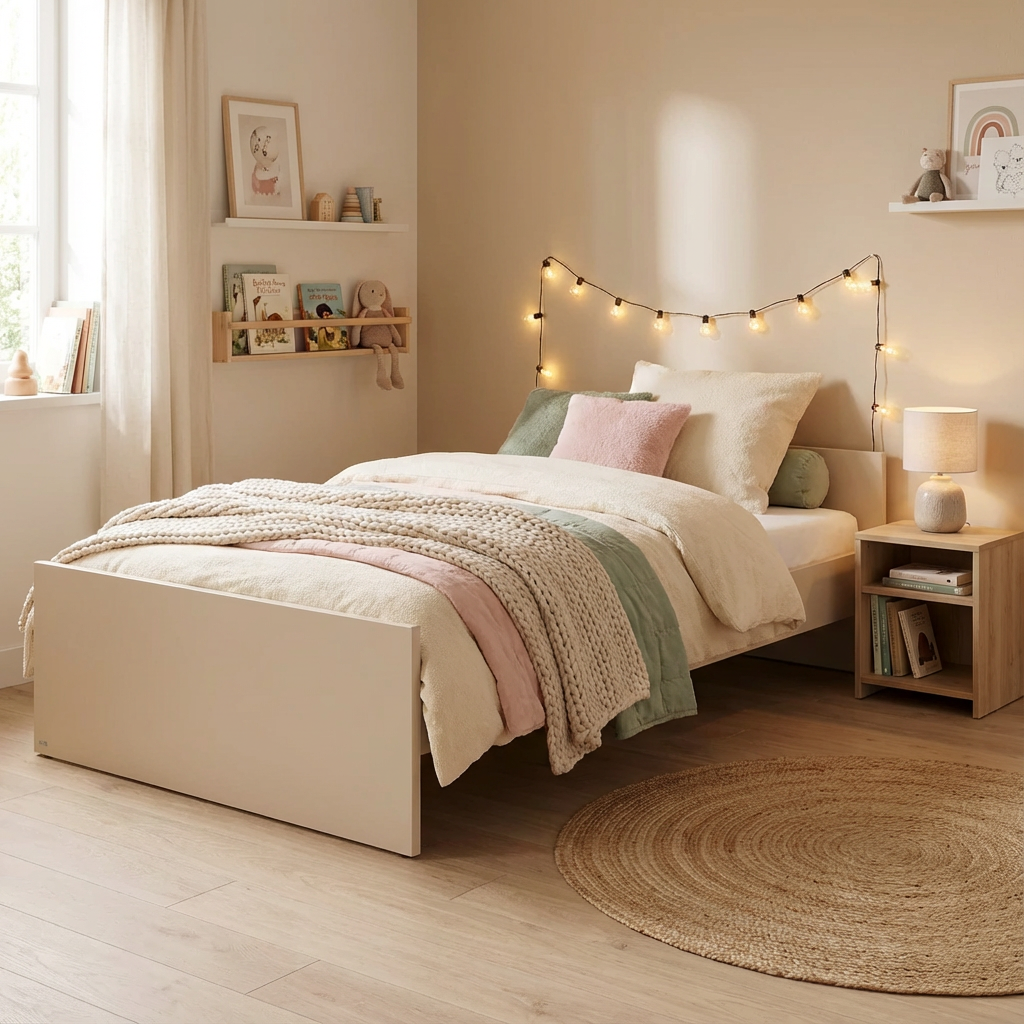 Bett Little Flo Basic Set Beige, 140 x 200 cm 6