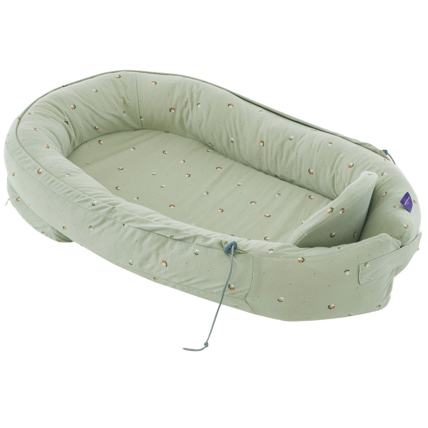 Babynest Premium Fiore Grün