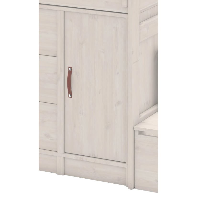 Hochkommode All-In-One mit Tür Weiss 3