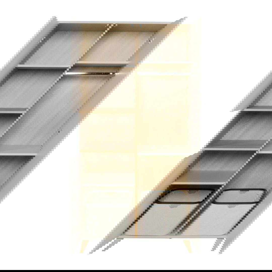 Kleiderschrank Loft Clay, 2-türig 6