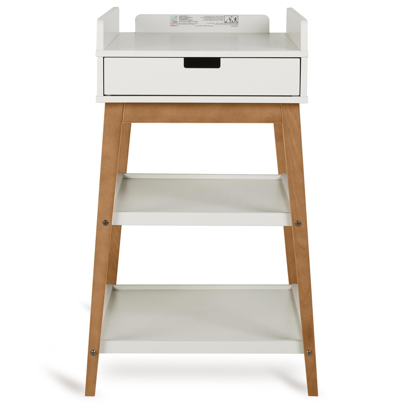 Wickeltisch Hip mit Schublade Clay, Braun