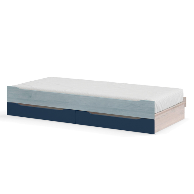 Ausziehbett Studio Trio 90x200cm mit Schubladen