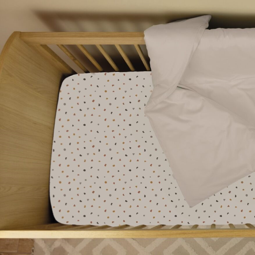 Bambus Fixleintuch Confetti Mix 70 x 140 cm #2