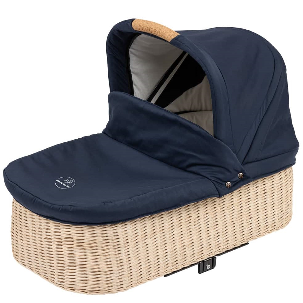 Babykorb IDA Kornblume geflochten