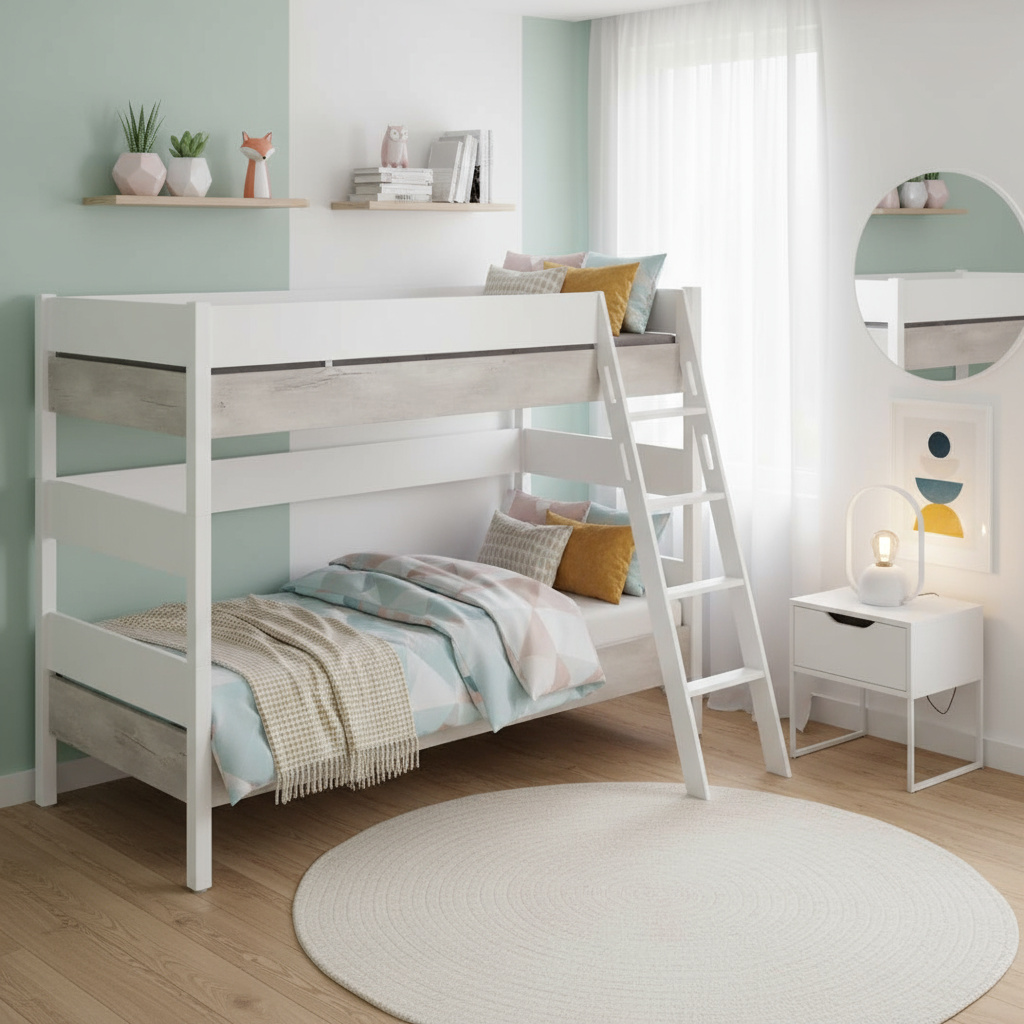 Etagenbett Kira Nautik mit Schrägleiter, 90 x 200 cm #2