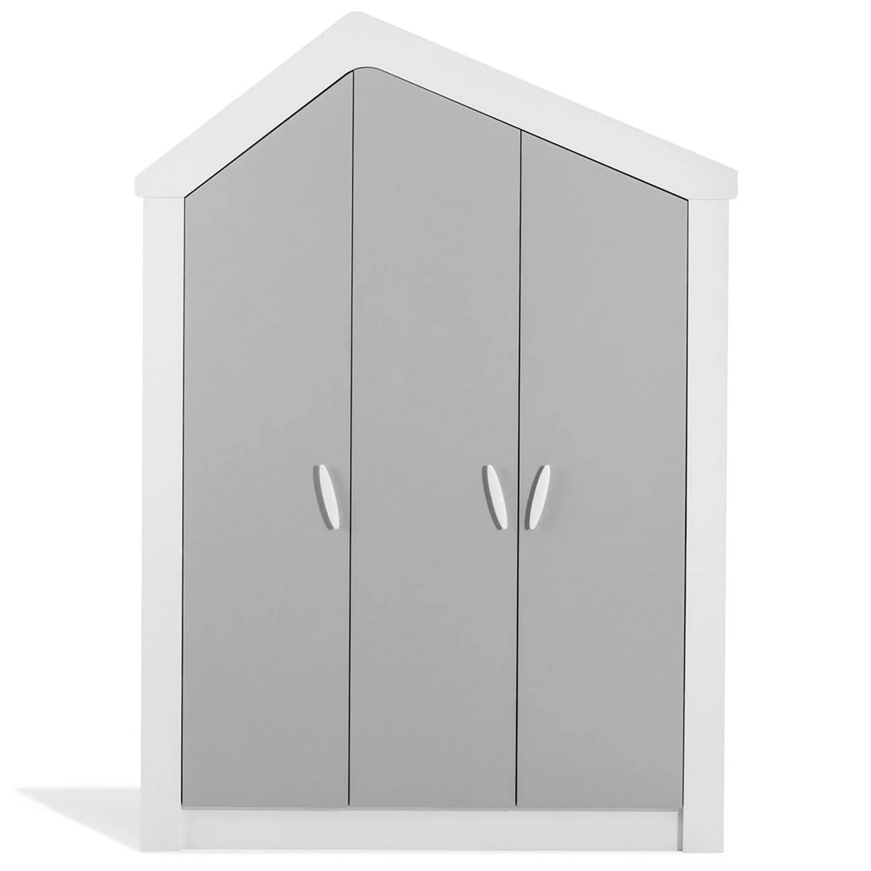 Kleiderschrank My House Weiss, 3-türig