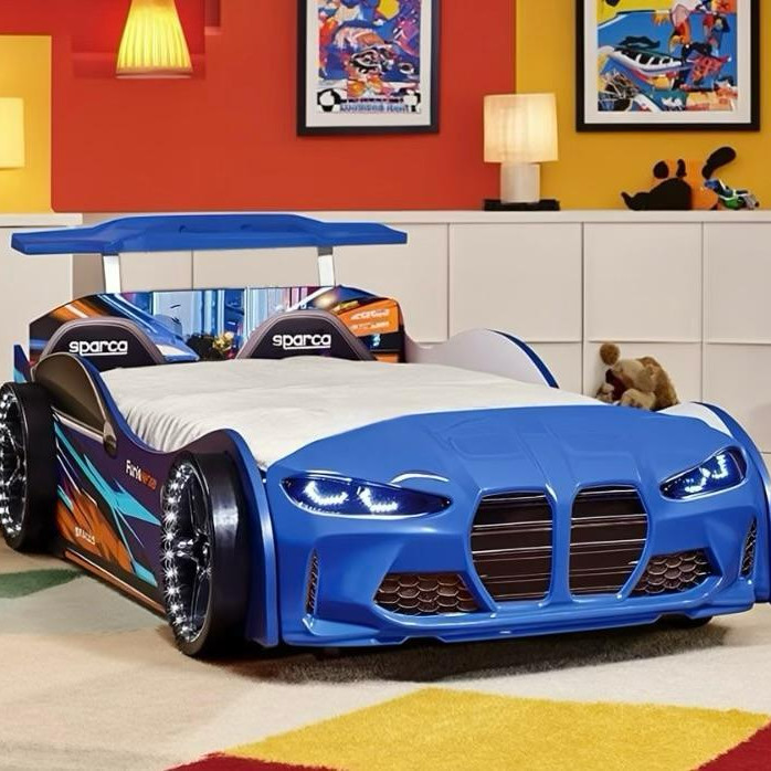 Autobett GT Racer Blau 4