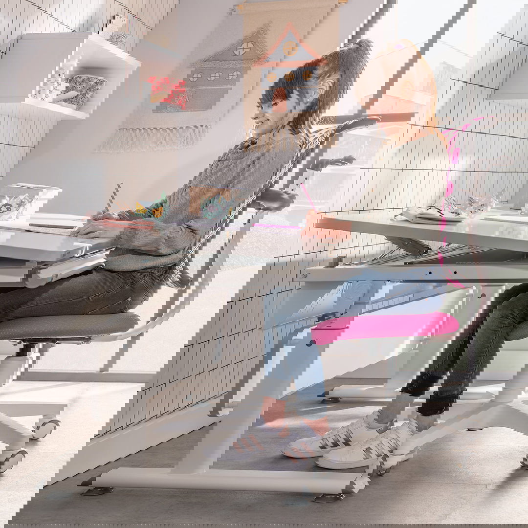 Bürostuhl Sino 2  Brombeere/Dots #2