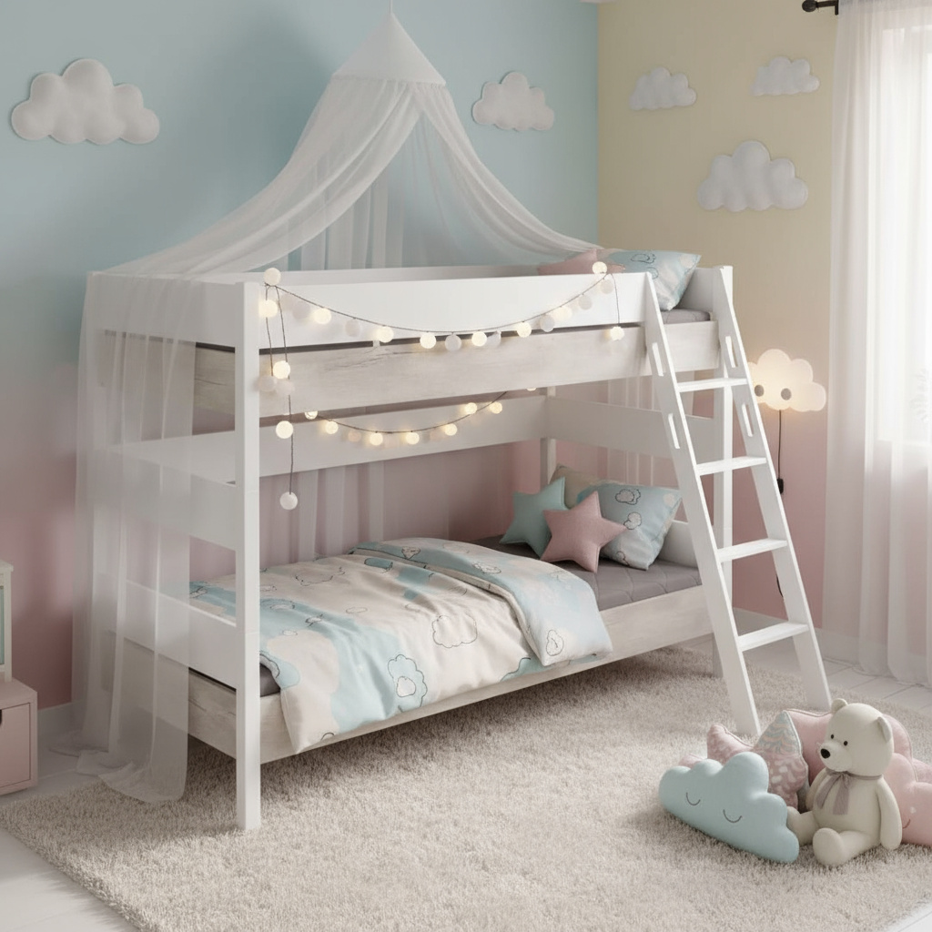 Etagenbett Kira Nautik mit Schrägleiter, 90 x 200 cm 3