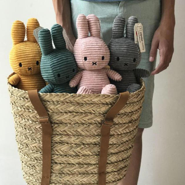 Miffy Kordsamt Grau 50cm 5