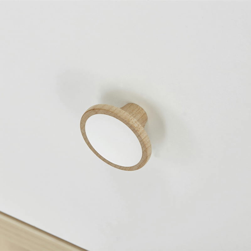 Kleiderschrank Ylvie 3-türig Holz 6