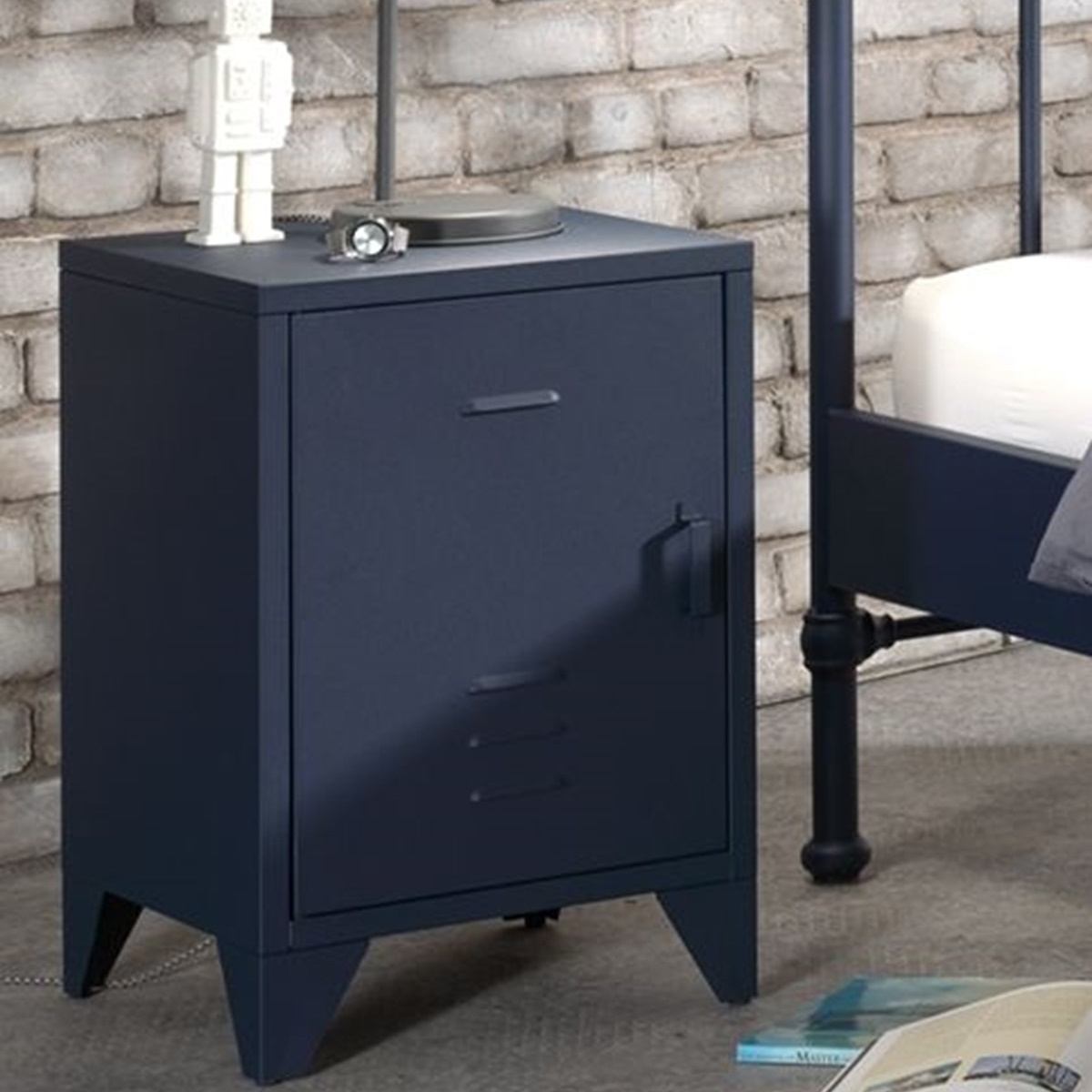 Nachttisch Bronxx  Blau #2