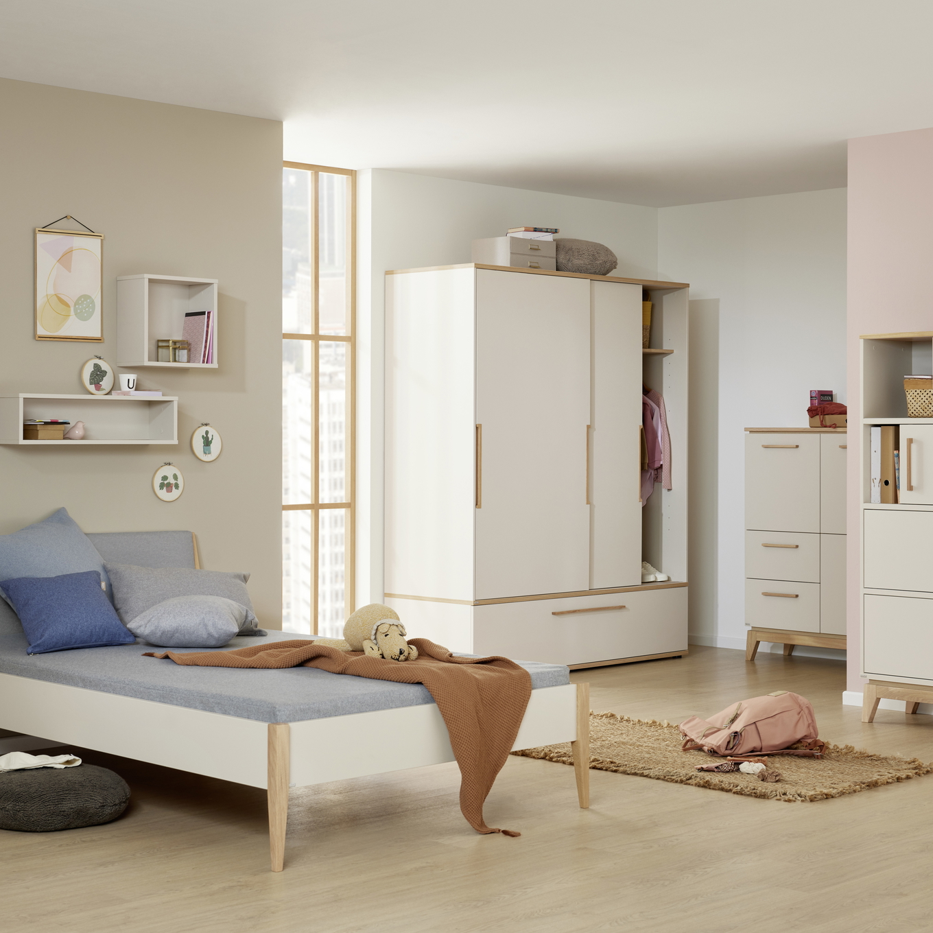 Kleiderschrank Stiene mit Schiebetür #2