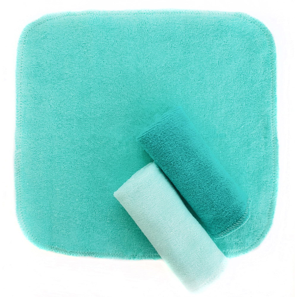 Waschtücher 3er Set Türkis