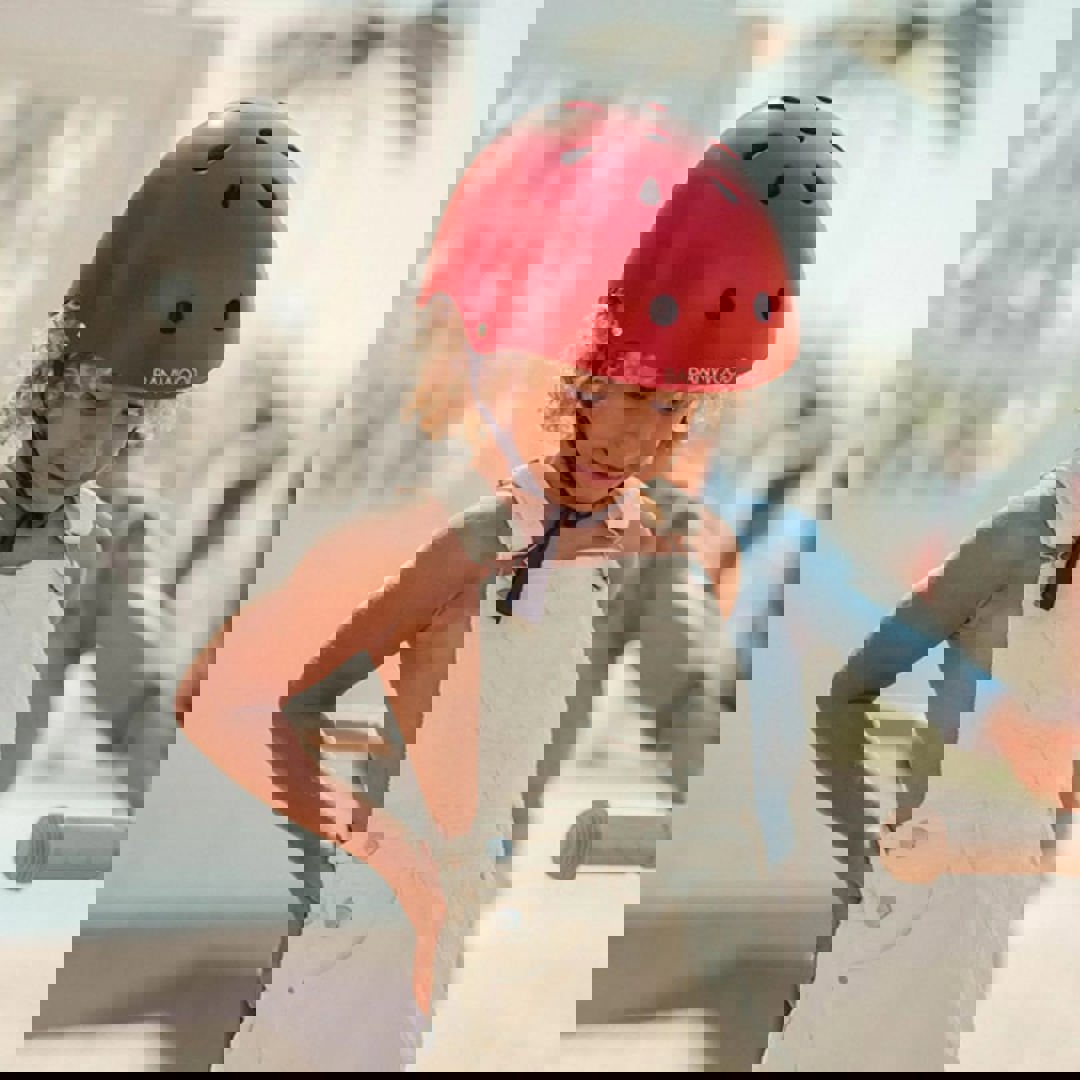 Klassischer Helm Rot 48-52 cm #2