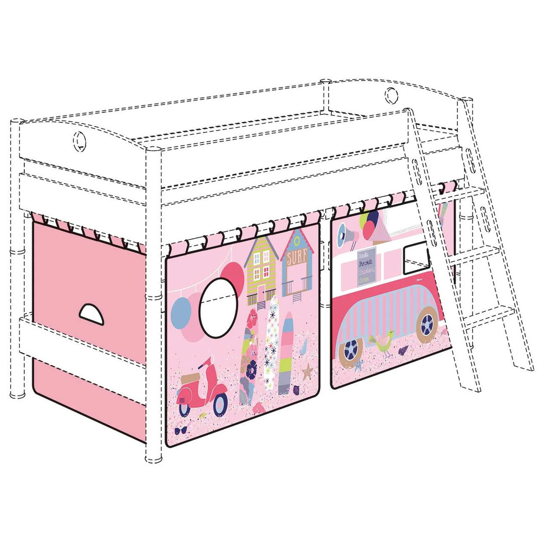 Spielvorhang Holiday Rosé