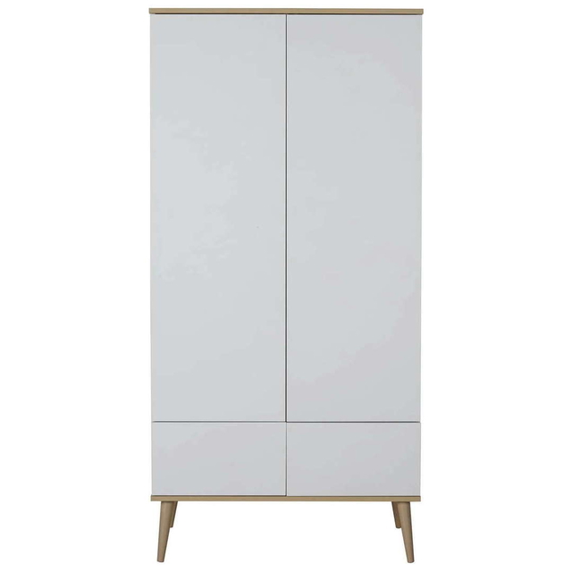 Kleiderschrank Flow Weiss, 2-türig