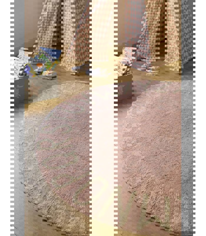 Teppich ABC Rund Nude 7