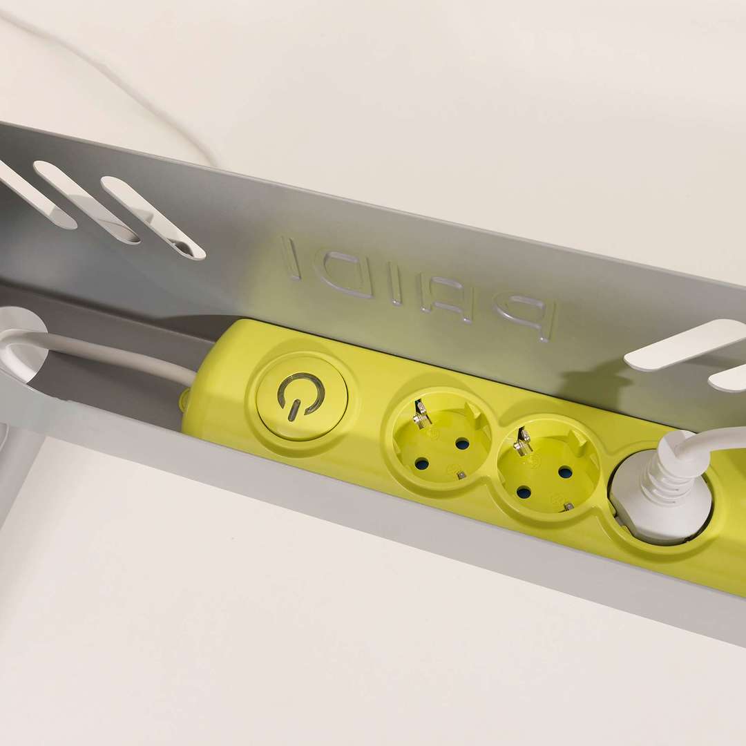 Schreibtisch Tablo Weiss Blau 3