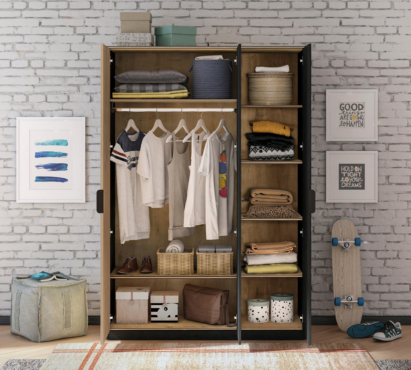 Kinderzimmer Black Set 3