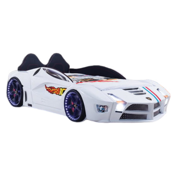 Autobett Turbo Weiss