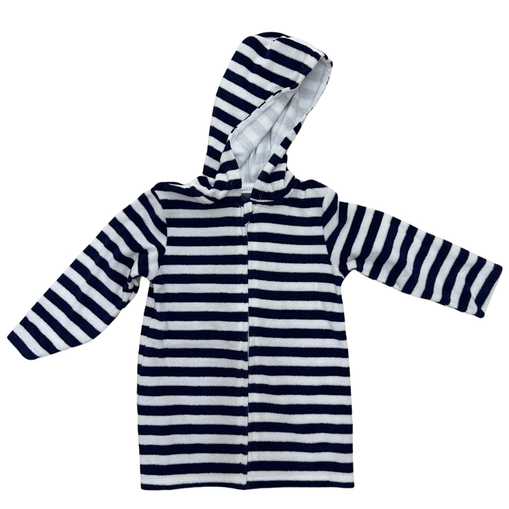 Bademantel Stripes Blau