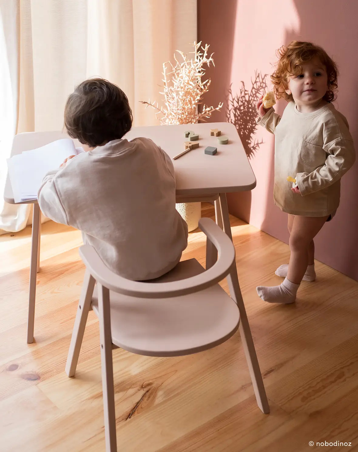 Kinderstuhl Growing Green Blush 5