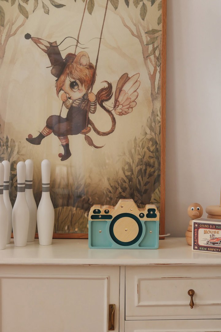 Nachtlampe Kamera Mini Teal 4