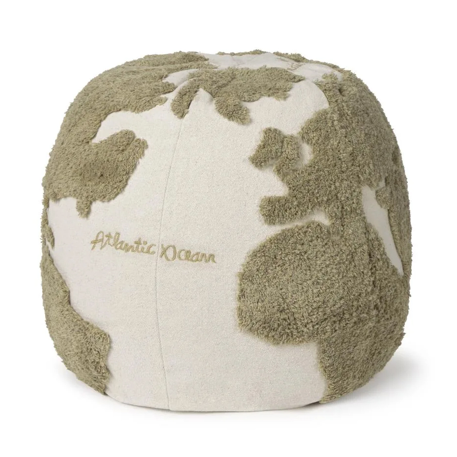 Sitzkissen Weltkarte Rugcycled