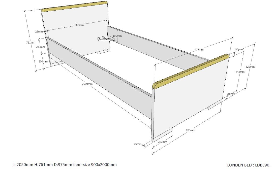 Kinderzimmer London 7-teilig Set Anthrazit, 2 14