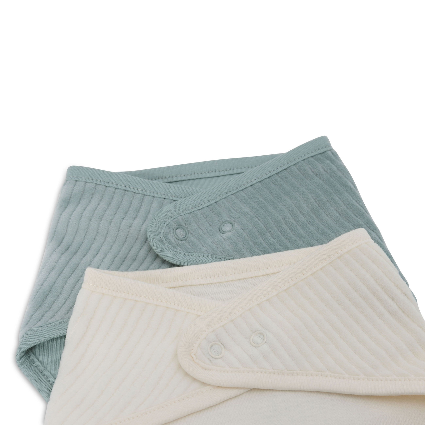 Lätzchen Bandana Velvet Rib 2er Set Sea Green 7