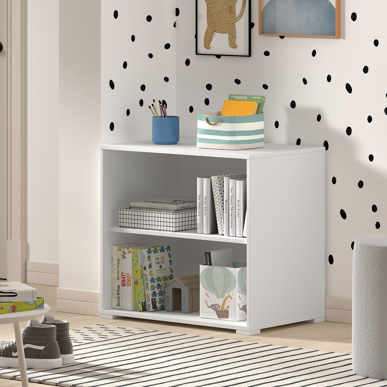 Regal Sam mit 2 Fächern Weiss #2