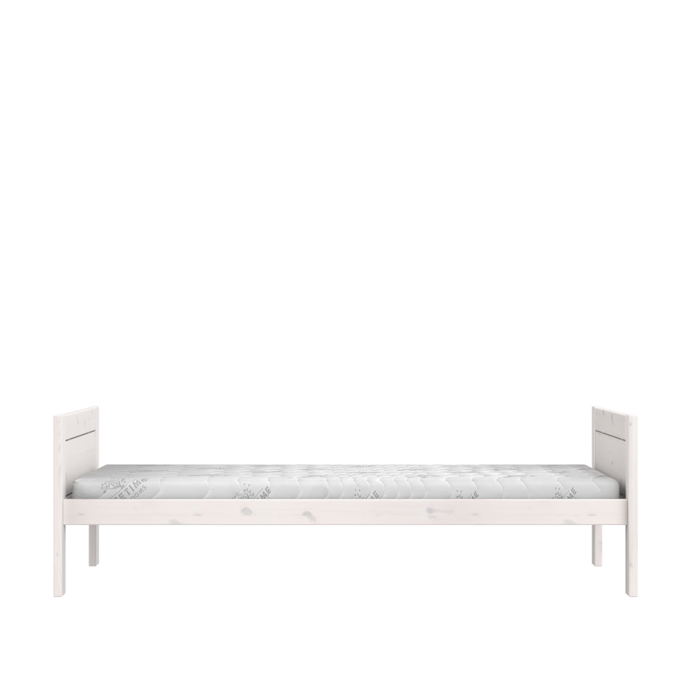 Bett Lifetime Weiss lasiert, 90 x 200 cm 3
