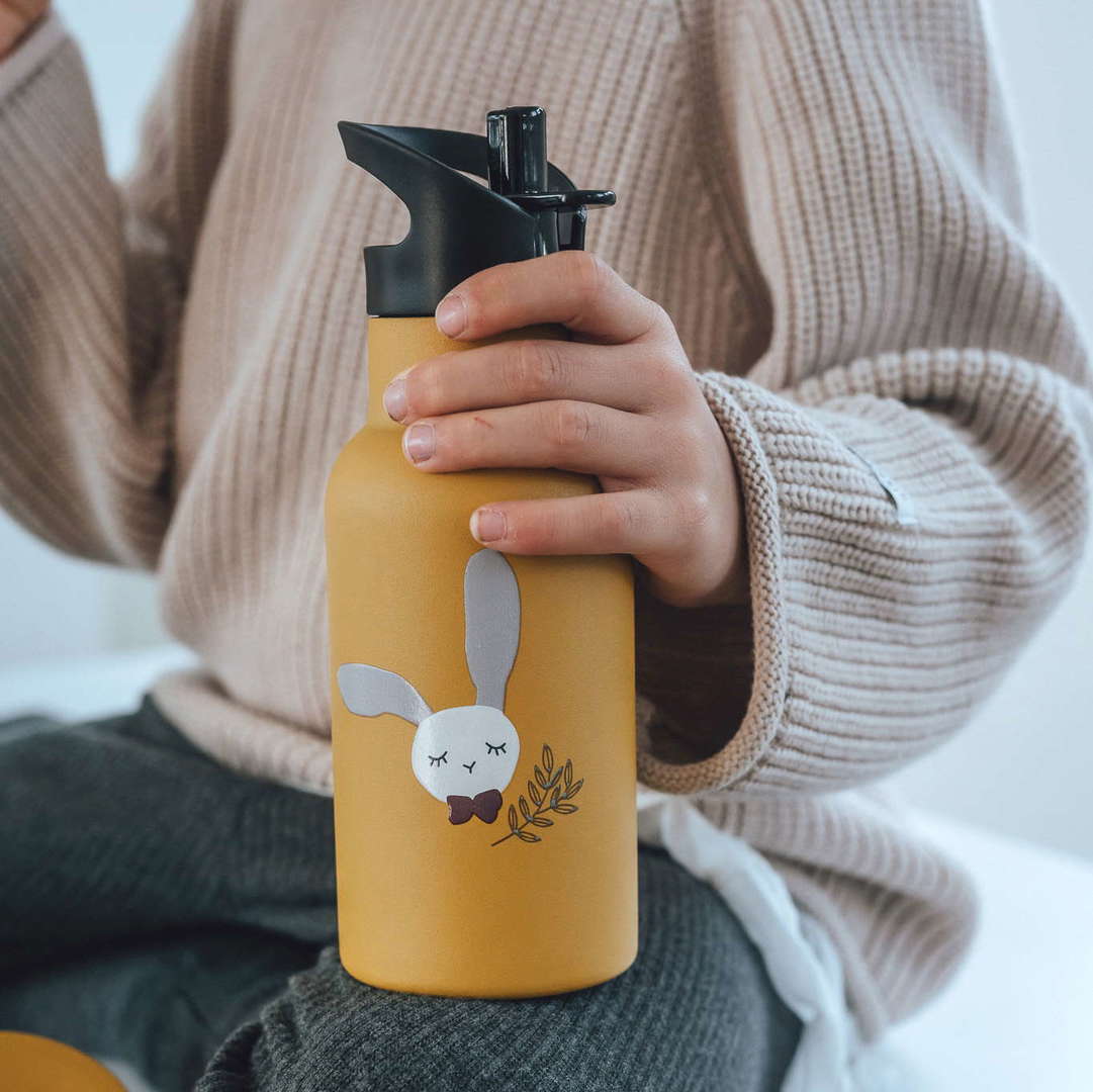 Trinkflasche Hase Senfgelb #2