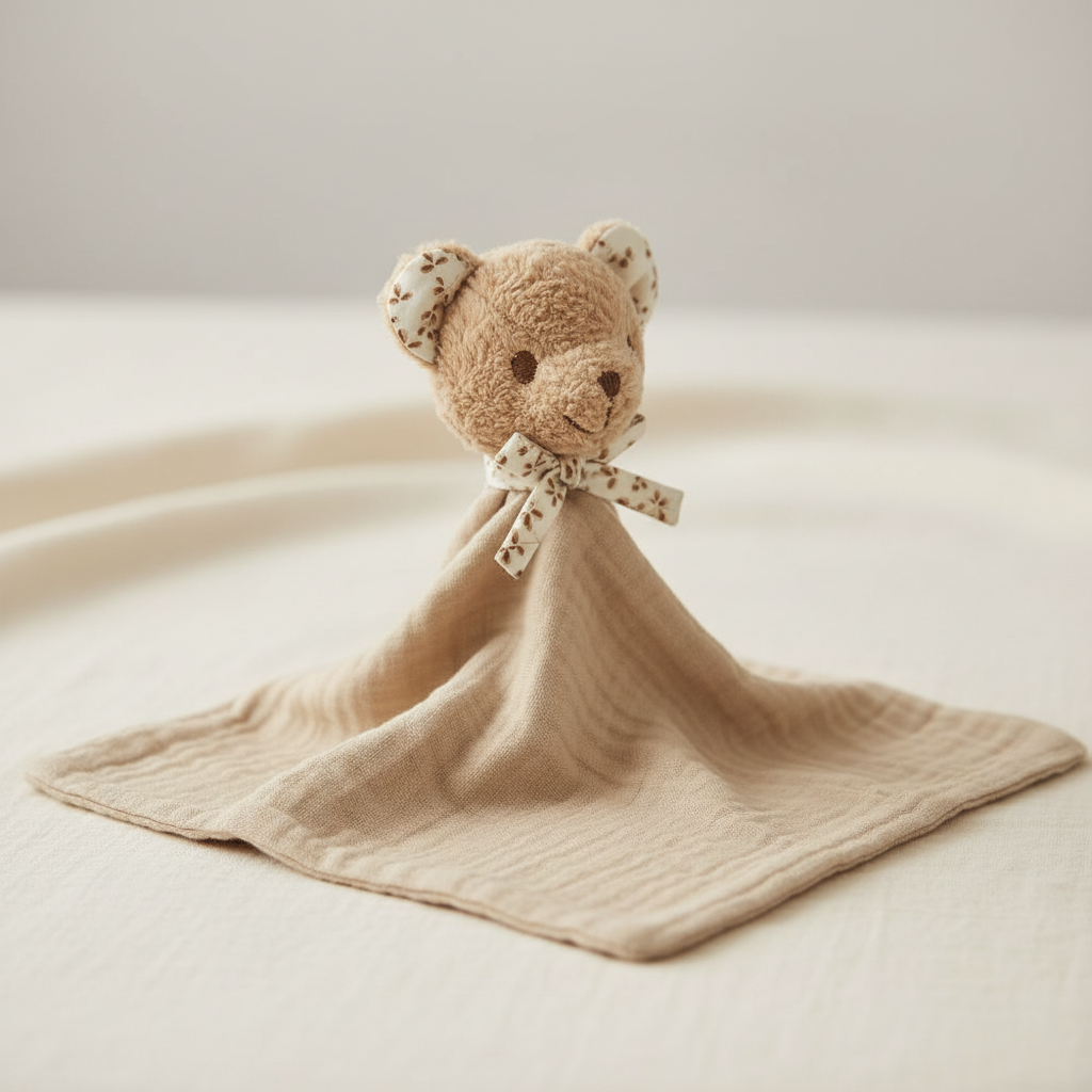 Schmusetuch Bär Latte 4