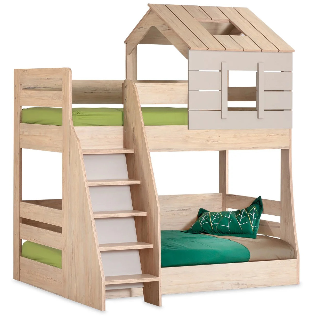 Etagenbett My House Braun