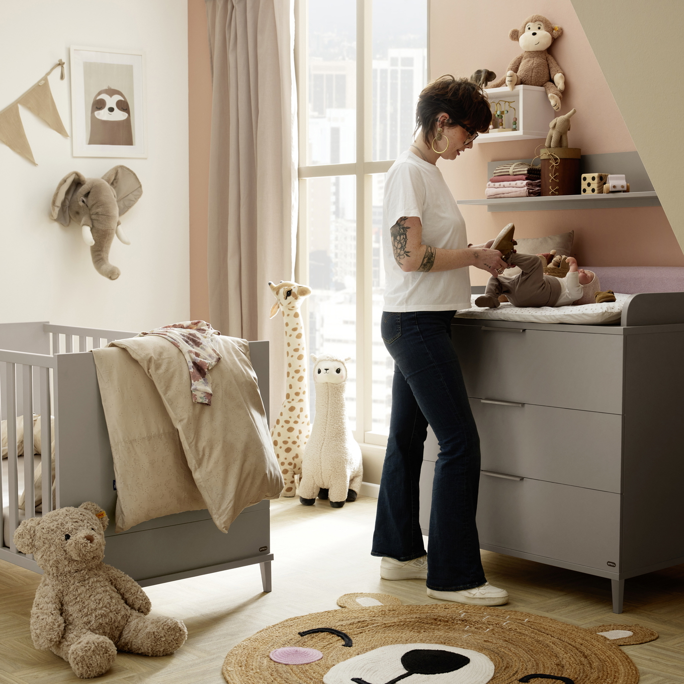 Babyzimmer Brother Stu Yuny Set 3-teilig 7