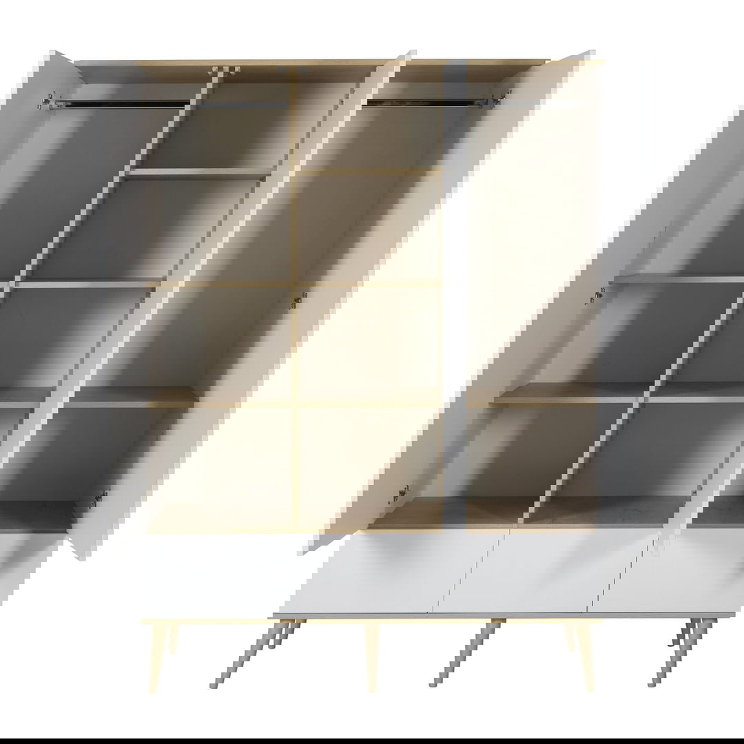 Kleiderschrank Flow Weiss, 3-türig 4