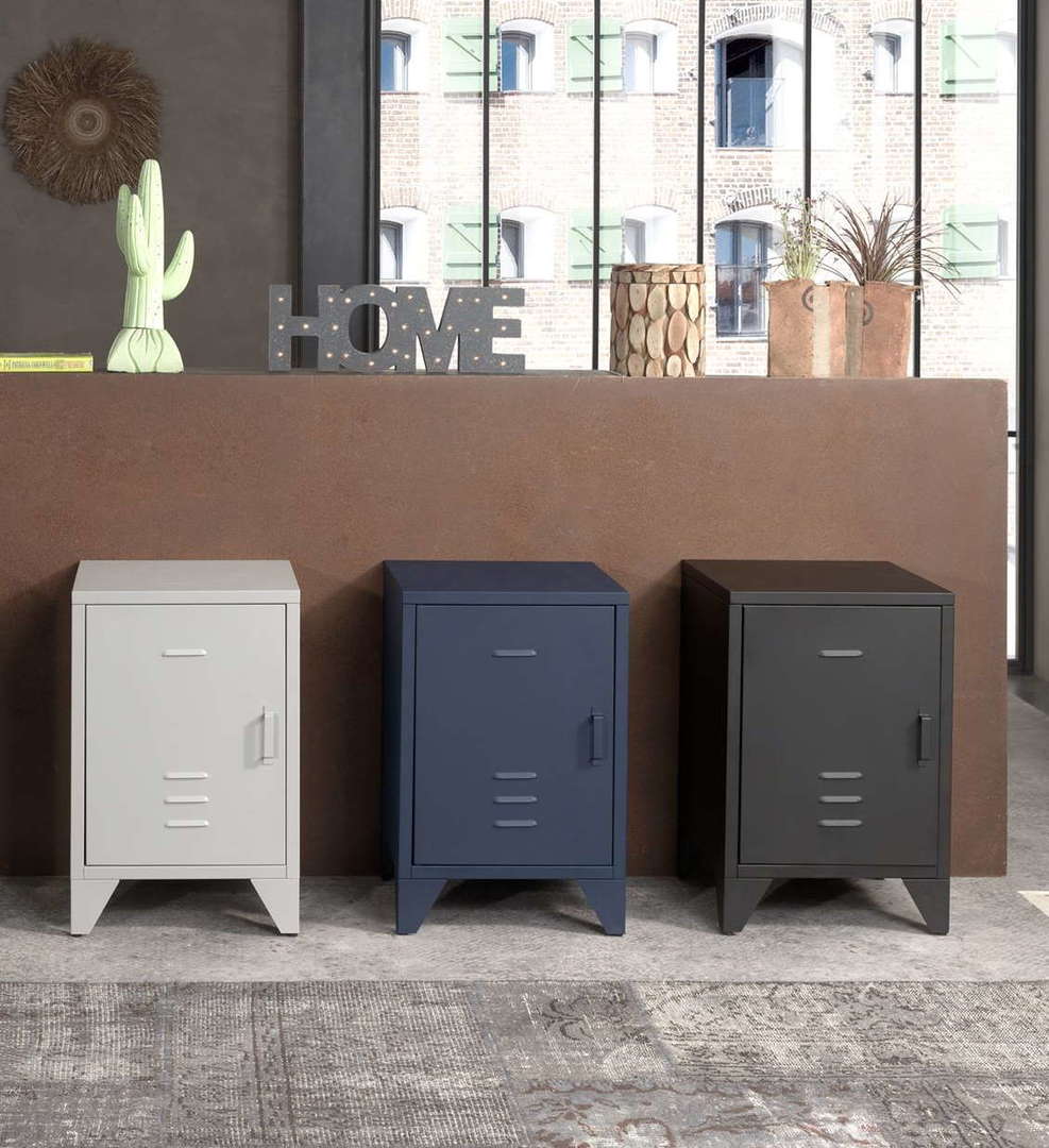 Nachttisch Bronxx  Schwarz 3