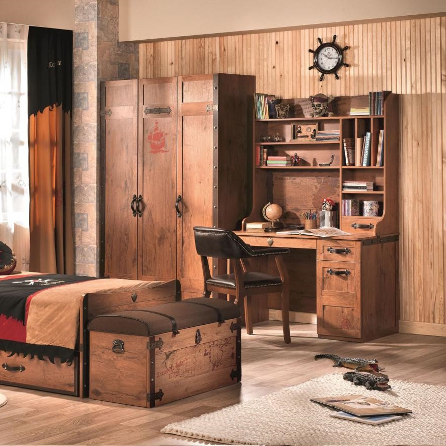 Schreibtisch Pirate mit Aufsatz #2