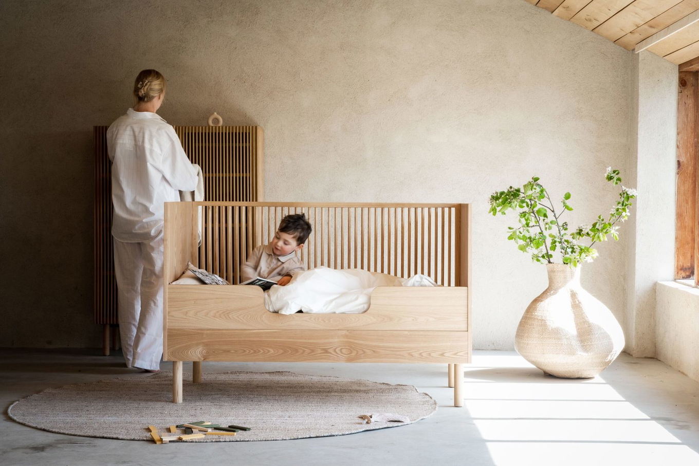 Babybett Hai No Ki Wood 13