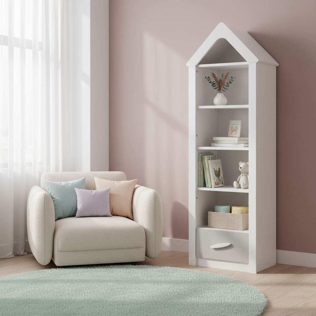 Bücherregal My House Weiss, Hoch #2