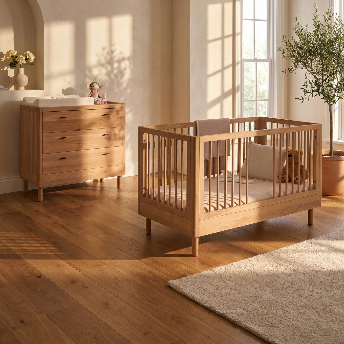 Babyzimmer Forrest Eiche 2-teilig Set #2