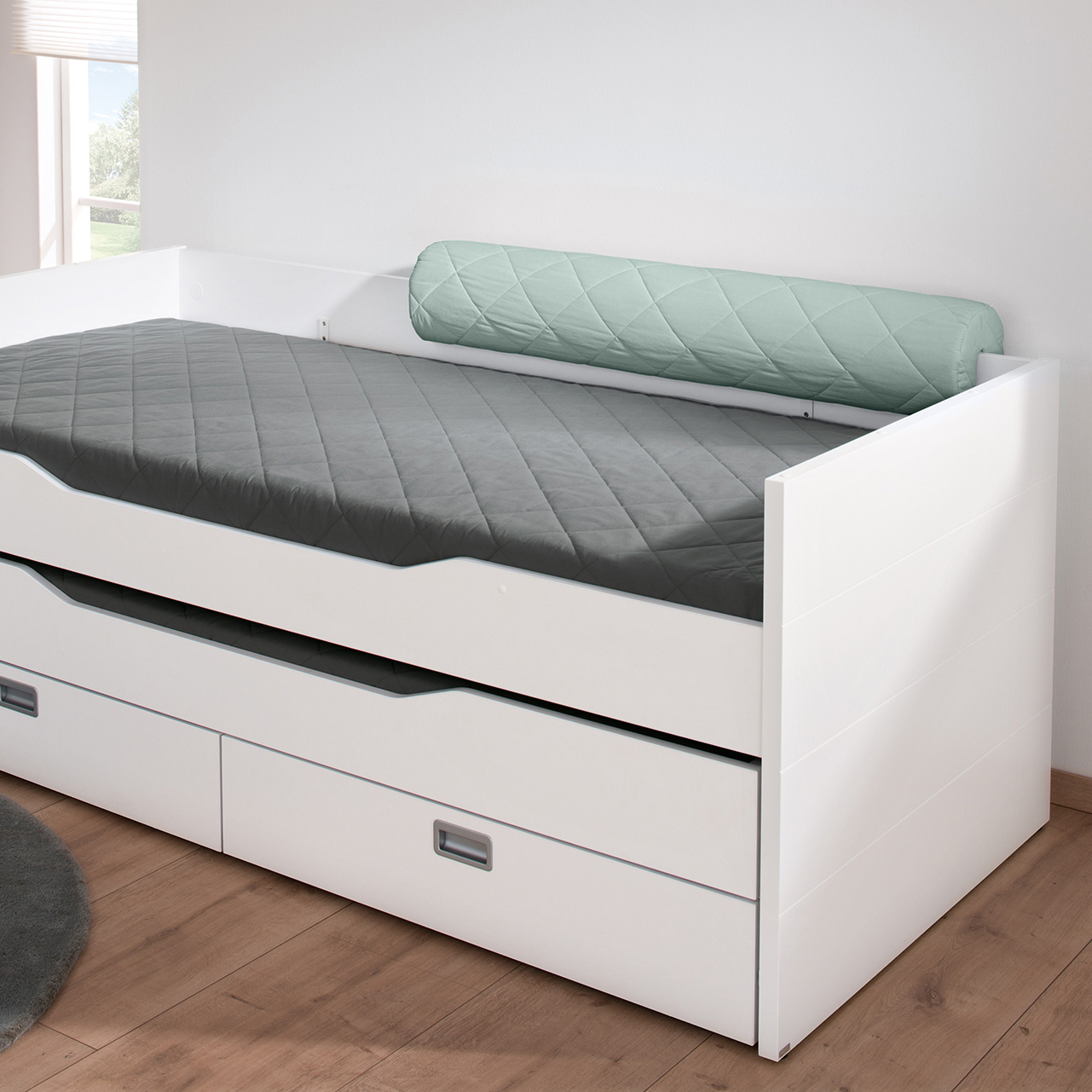 Comfortrolle aus Baumwolle Gross Pastellgrün