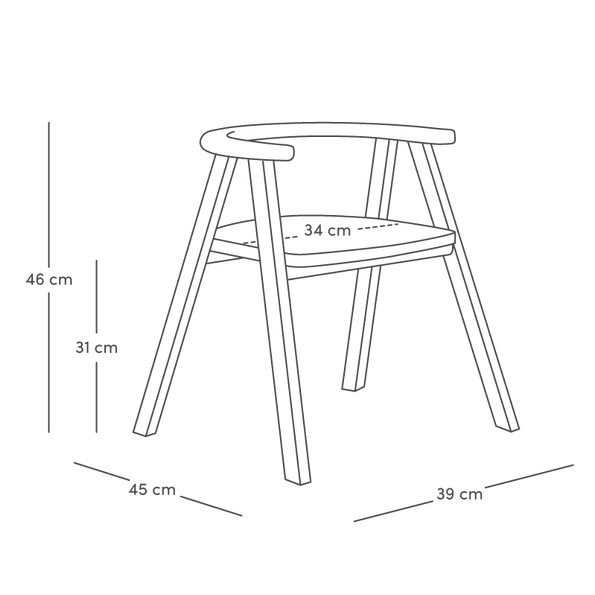 Kinderstuhl Growing Green Blush 8