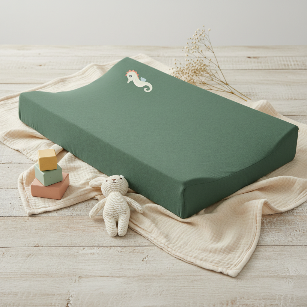 Wickelkissenbezug Stretch bestickt Ocean Vibes #2