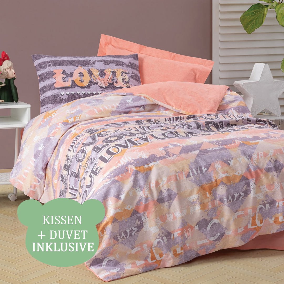Textil Set Love inkl. Duvet und Kissen